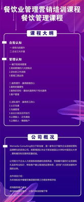 新加坡餐饮企业如何在市场站稳脚跟 通过这个课程我们来告诉你